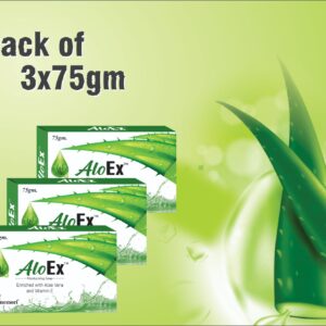 ALOEX SOAP PACK OF 3X75GM SOAP